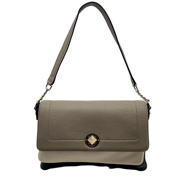 Kate Spade New York Leather Tri-Colorblock Mansfield Lottie Shoulder Bag - Picture 1 of 12